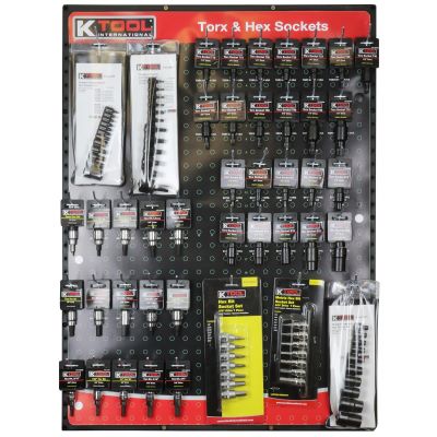 KTI0811 image(0) - Torx & Hex Socket Bit Display