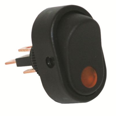 JTT2702-4J image(0) - 16 Amp 12V Amber Oval Rocker
