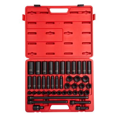 SUN2569 image(0) - 1/2" Drive 43 Piece Metric Master Impact Socket Se