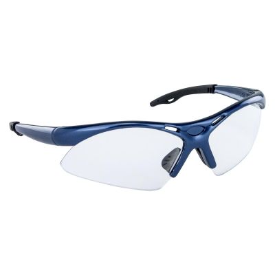 SAS540-0300 image(0) - Safety Glasses  Blue Frame and Clear Lens