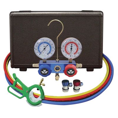 MSC89661-PRO image(0) - 134a aluminum manifold gauge set /free 85530