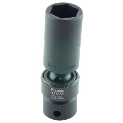 KTI37417 image(0) - SOC IMP FLEX 17MM 3/8" DR DEEP