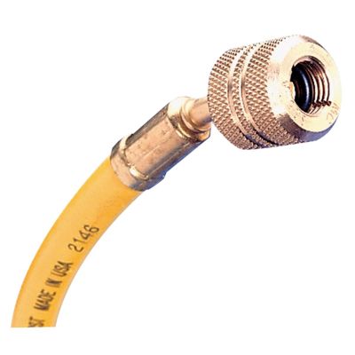 MSC45962 image(0) - HOSE 96 R12 YELLLOW W/AUTO SHUT OFF VALVES