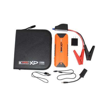 KTIXD8008 image(0) - Compact Jump Starter 1200 amp, 12-volt, 16,000mAh