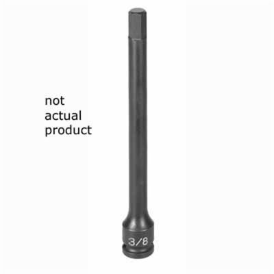 GRE19056M image(0) - SOC 5MM 3/8D IMP HEX LG MALE BLK