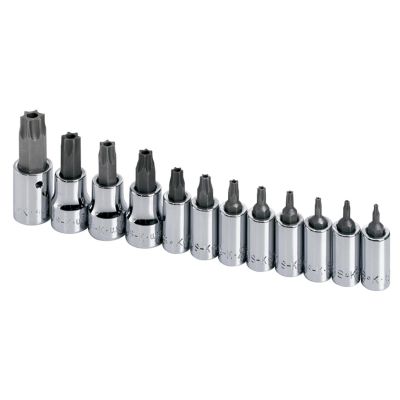 SKT19768 image(0) - SOCKET SET TORX TAMPERPROOF 12PC 1/4 & 3/8IN. DR