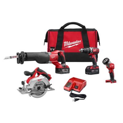 MLW2694-24 image(0) - M18 COMBO HAMMER DRILL SAW DRIVER 4-TOOL KIT