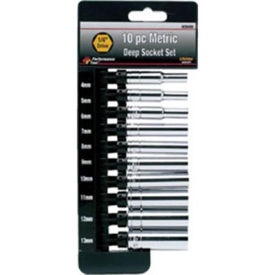 WLMW36400 image(0) - 10 Pc 1/4" Dr 6pt MM Deep Skt