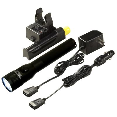 STL75732 image(0) - STINGER LED BLACK W/ AC/DC - 1 PIGGYBACK HOLDER