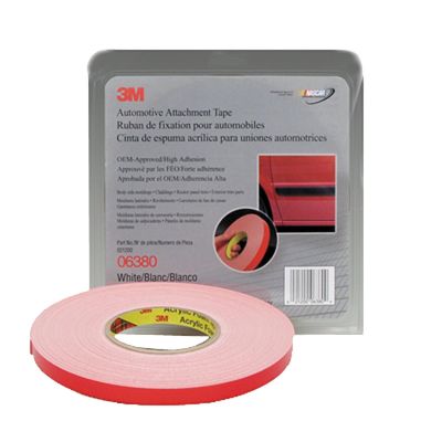 MMM6380 image(0) - FOAM DOUBLE SIDED TAPE 1/2 X 20YD (WHITE)