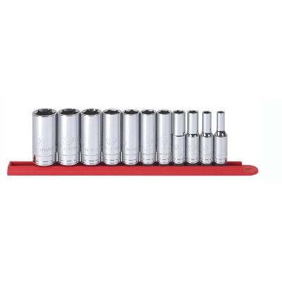 KDT80555 image(0) - 11PC 3/8" DRIVE 6PT DEEP SAE SOCKET SET