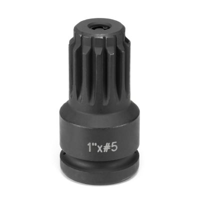 GRE4011A image(0) - 1IN F x #5 Spline M Adapter w/ Lock Button