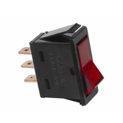 JTT2602J image(0) - 20 Amp 12V Red Rocker Switch