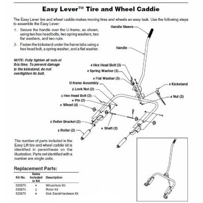 OTC533873 image(0) - DOLLY WHEEL KITS