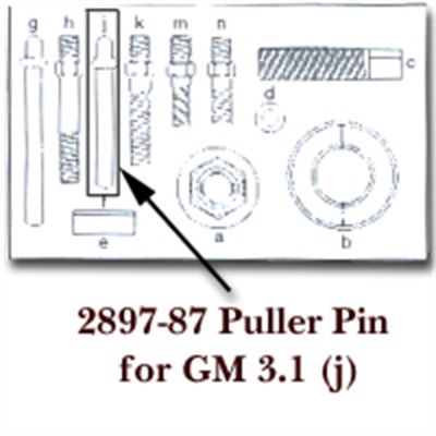 KDT2897-87 image(0) - PULLER PIN FOR GM 3.1 FOR KDT2897