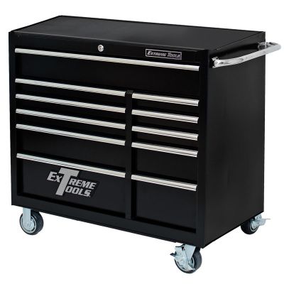 EXTPWS4124RCTXBK image(0) - 41 in. Deluxe 11-Drawer 24 in. Deep Roller Cabinet