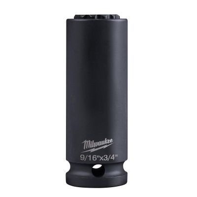 MLW49-66-5121 image(0) - 9/16" & 3/4" SHOCKWAVE™ Lineman's 2-in-1 12 Point Socket