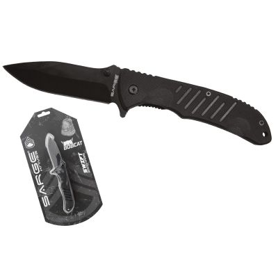 SARSK-816C image(0) - Bobcat Swift Assisted fold Knife, Black