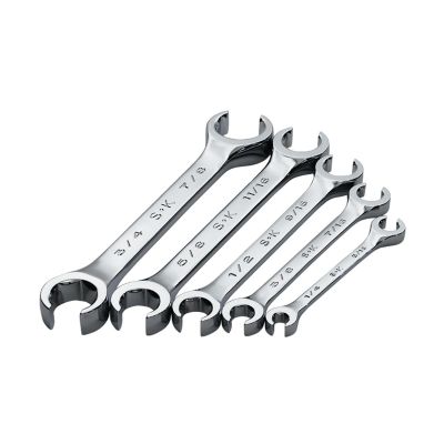 SKT381 image(0) - WRENCH SET FLARE NUT 5 PC SAE HI POLISH