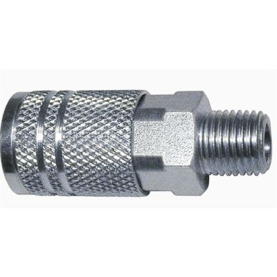AMFC21-10 image(0) - 1/4" Coupler with 1/4"Male threads I/M Industrial - Pack of 10