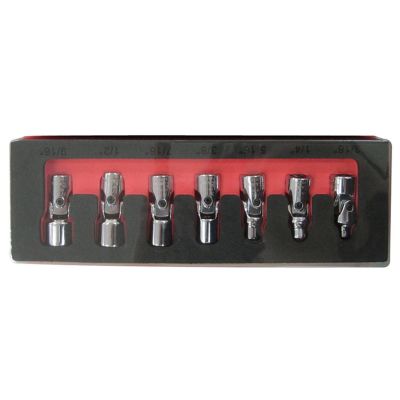 AST7407 image(0) - 7pc Flex Socket Set-6 Point SAE