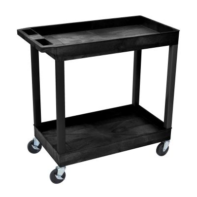 LUXEC11 image(0) - Luxor E-Series 2-Shelf Utility Cart