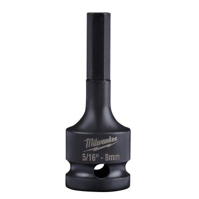 MLW49-66-5141 image(0) - SHOCKWAVE™ Lineman's 1/2" Drive 5/16" - 8mm Hex Bit Socket
