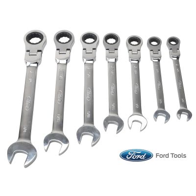 FMCFHT0105IN image(0) - Flexible Geared Wrench 7 PC Set, Fr
