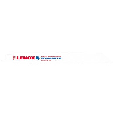 LEX20580 image(0) - Reciprocating Saw Blades, 810R, Bi-Metal, 8 in. Lo