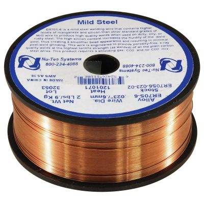 MTNWEW-6210 image(0) - WELD WIRE .023" STEEL ER70S-6 2 LBS. (4" SPOOL)