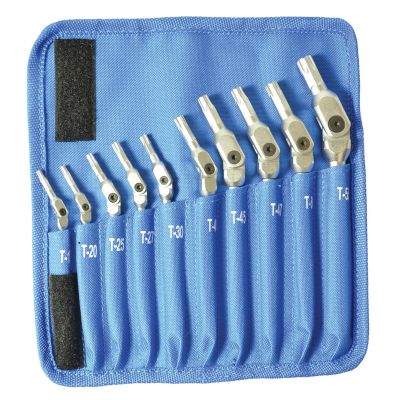 BND00022 image(0) - 10PC HEX PRO PIVOT HEAD TORX WRENCH SET