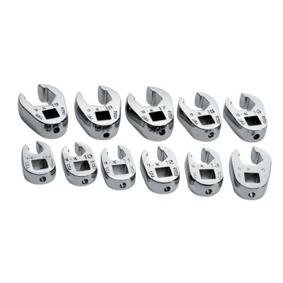 SKT4511 image(0) - CROWFOOT FLARE NUT SET 3/8IN. DRIVE METRIC 11PC