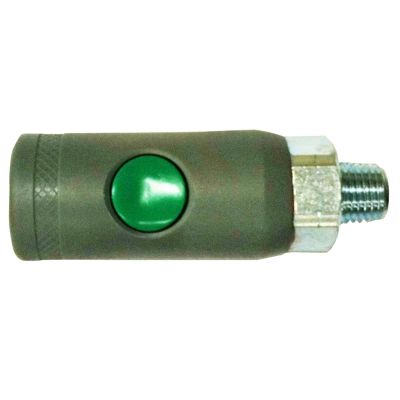 MILS99788 image(0) - 1/4" Male Safety Coupler "T" Style