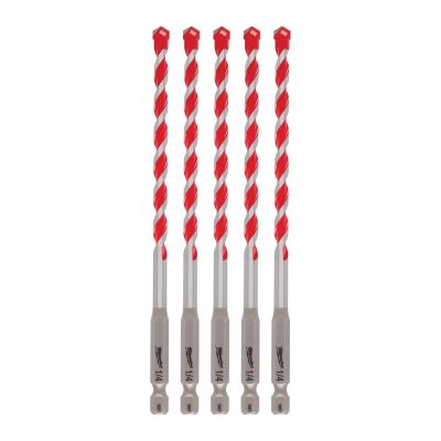 MLW48-20-9162 image(0) - 1/4" SHOCKWAVE™ Carbide Hammer Drill Bits 5PK