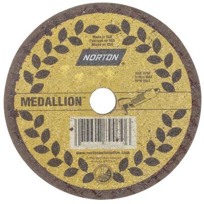 NOR89030 image(0) - 5PK CUTOFF WHEELS MEDALLION 3 X 1/16 3/8 5PK