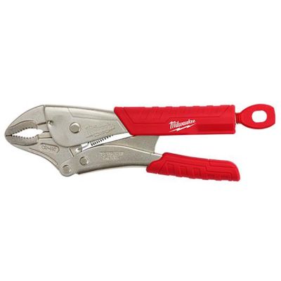 MLW48-22-3410 image(0) - 10" Locking Pliers  Curved Jaw w/ Durable Grip