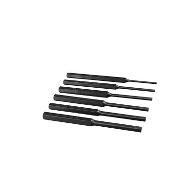 MAY62080 image(0) - 6-PC METRIC PIN PUNCH SET 3-8 MM