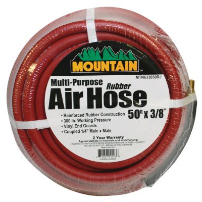 Multi-Purpose Rubber Air Hose 50 ft. x 3/8 in.