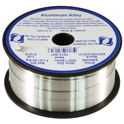 .035" Aluminum ER5356 1 Lb. Welding Wire (4" Spool)