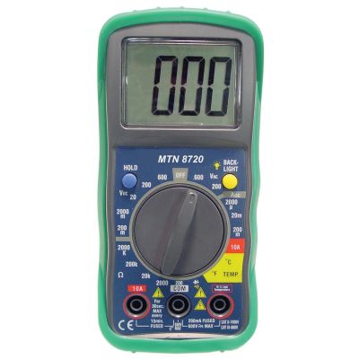 MTN8720 image(0) - DIGITAL MULTIMETER W/BUILT-IN TEMPERATURE