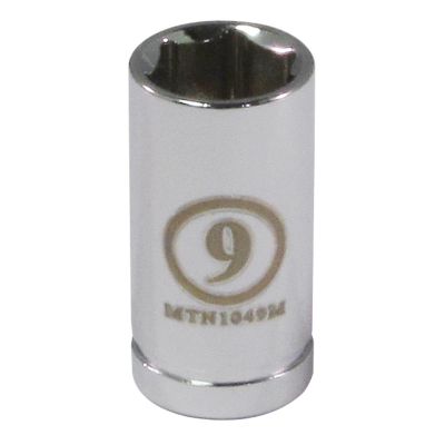 MTN1049M image(0) - 1/4" DRIVE 9MM 6 POINT SOCKET