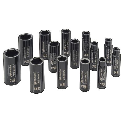 IRTSK4M14L image(0) - 1/2" METRIC DEEP SOCKET SET, 14 PIECE