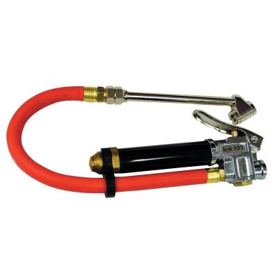 AMF101D image(0) - TIRE INFLATOR W/ GAUGE DUAL FT10-120PSI 12IN. HOSE