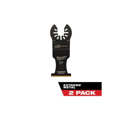MLW49-25-1502 image(0) - Milwaukee OPEN-LOK 1-3/8" TITANIUM ENHANCED CARBIDE TEETH METAL BLADE 2PK