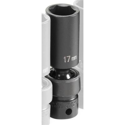 GRE1017UMD image(0) - SOC 17MM 3/8D IMP UNIV 6PT DP BLK
