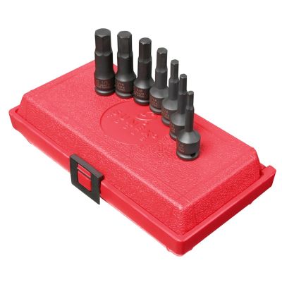 SUN3647 image(0) - 3/8" DR. 7PC. SAE IMPACT HEX DRIVER SET