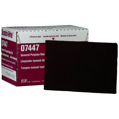 MMM7447 image(0) - PAD SCOTCH BRITE MAROON GEN PURPOSE 20PK
