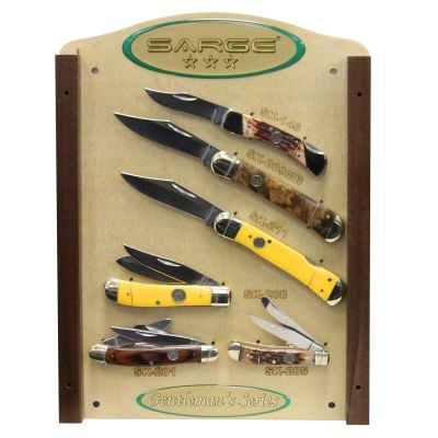 SARSK-GS2P image(0) - Top 6 Sarge Gentlemen's Knife Display