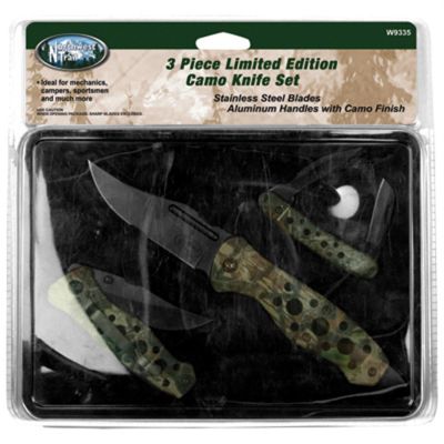 WLMW9335 image(0) - 3pc LE Camo Knife Set
