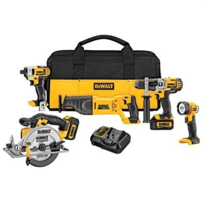 DWTDCK590L2 image(0) - 20V MAX Lithium Ion 5-Tool Combo Kit